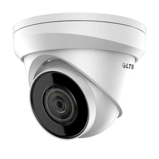 Picture of LT Security LTS CMIP1382NW-28MA 8MP IR Fixed Turret Network Dome Camera POE Audio with Microphone, 2.8mm Fixed Lens Wide Viewing Angle