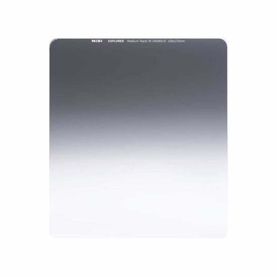Picture of NiSi Medium GND8 150x170mm Explorer Collection | Hardened Glass Medium 3-Stop Graduated Neutral Density Lens Filter | Long-Exposure and Landscape Photography