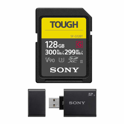 Picture of Sony 128GB UHS-II Tough G-Series SD Card with MRW-S1 SD UHS-II USB Reader/Writer Bundle (2 Items)