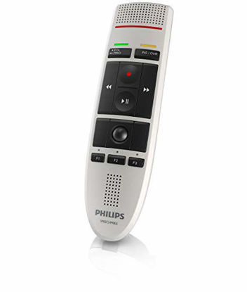 Picture of Philips LFH3200 SpeechMike III Pro (Push Button Operation) USB Professional PC-Dictation Microphone (Renewed)