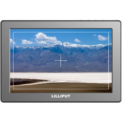 Picture of LILLIPUT 7" Full HD A7 Camera-TOP Monitor 1920x1200, Full HD Resolution, 500cd/m² high Brightness, 1000:1 high Contrast, Peaking, Pixel Zoom with LP-E6 Battery and Charger
