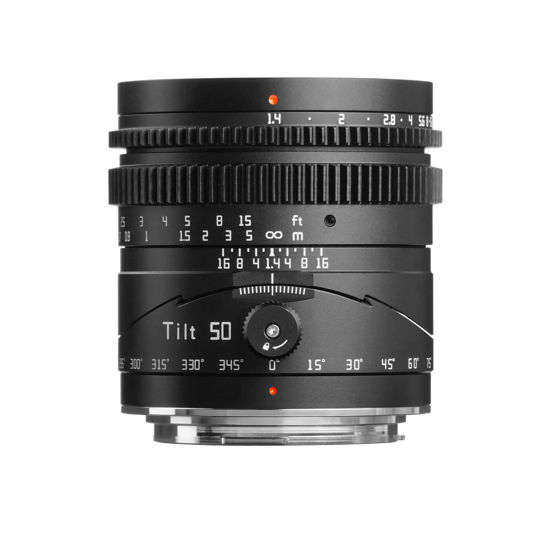 Picture of TTArtisan 50mm f1.4 Tilt Lens Full Frame Manual Portrait Lenses Large Aperture Compatible with RF/EOS-R Mount