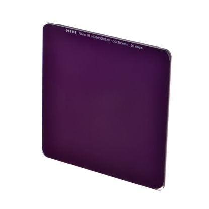 Picture of NiSi ND1000K 100x100mm Nano IR ND | 20-Stop 100mm Neutral Density Lens Filter | Long-Exposure and Landscape Photography