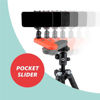 Picture of JOBY Swing Complete Kit, Includes Bluetooth Electronic Slider, GorillaPod, BallHead, Phone Mount, Linear Motion Control, Motorized Slider for Mobile Phone, Content Creation, Time Lapse, App Control