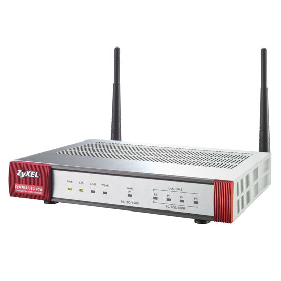 Picture of Zyxel ZWUSG20W ZyWALL 802.11N Wireless Internet Security Firewall,Silver
