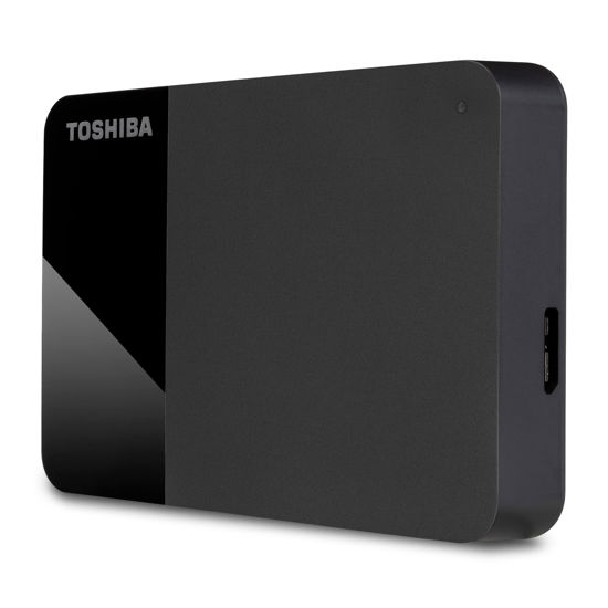 Picture of Toshiba 4TB Canvio Ready - 2.5 inch Portable External Hard Drive with SuperSpeed USB 3.2 Gen 1, Compatible with Microsoft Windows 7, 8 and 10, Black (HDTP340EK3CA)