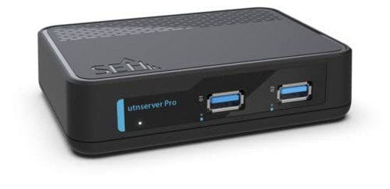Picture of SEH utnserver Pro Print Server Ethernet LAN Black, W127361832 (Ethernet LAN Black)