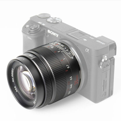 Picture of 7artisans 35mm F0.95 Mirrorless Cameras Lens for Sony E, Large Aperture APS-C, Sony A7 A7II A7III(A7M3) A7R A7RIII A7S A7SIII A6000 A6300 A6400 A6500 NEX-3 NEX-3R NEX-5T