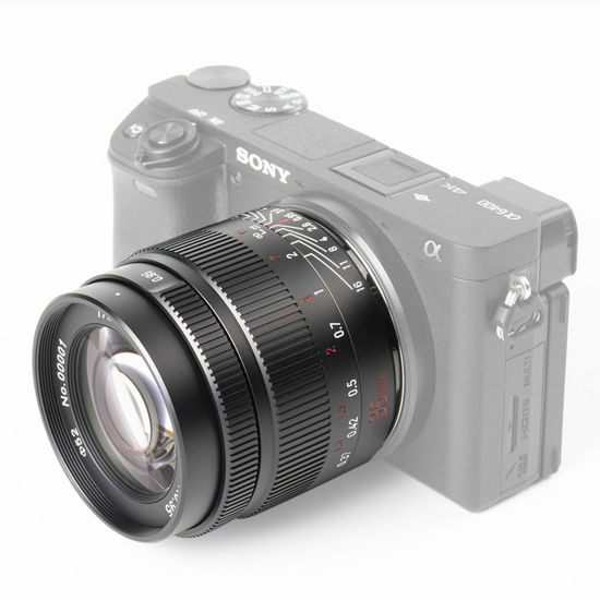Picture of 7artisans 35mm F0.95 Mirrorless Cameras Lens for Sony E, Large Aperture APS-C, Sony A7 A7II A7III(A7M3) A7R A7RIII A7S A7SIII A6000 A6300 A6400 A6500 NEX-3 NEX-3R NEX-5T