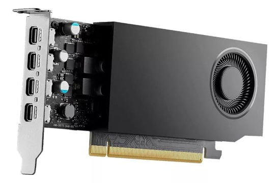 Picture of PNY TVIDEO RTX A400 NVIDIA 4GB GDDR6 VCNRTXA400ATX-PB