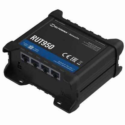 Picture of Teltonika RUT950J02400 model RUT950 LTE 4G Router for AT&T and T-Mobile; Automatic Switch to Available Backup Connection; Wireless Access Point with Hotspot Functionality