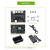 Picture of Jetson Nano 4GB RAM 16G eMMC onboard for AI Robotics Machine Learning (Heat Sink Version)