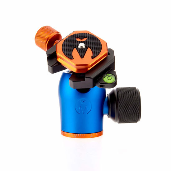 Picture of 3 Legged Thing AirHed Pro Tripod Head with 360 Degree Panning Base, Arca-Swiss Compatible Ball Head Suitable for Heavier Cameras - Tripod and Monopod Compatible - Blue (AHPROBLUE)