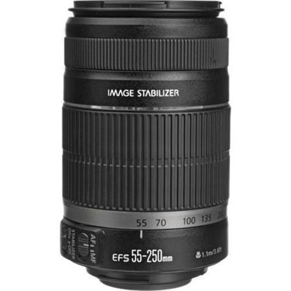 Picture of Canon EF-S 55-250mm f/4-5.6 IS Image Stabilizer Telephoto Zoom Lens - International Version (No Warranty)