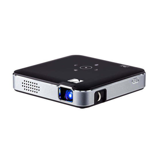 Picture of KODAK Luma 150 Ultra Mini Pocket Pico Projector - Black Built-in Battery & Speaker, 1080P Support Portable Wireless LED DLP Movie & Video Travel Projector, connects to iPhone and Android
