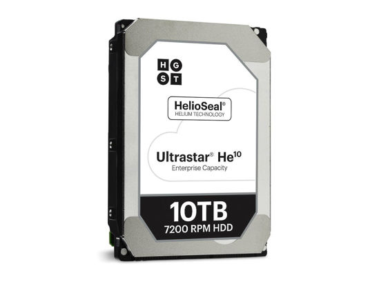 Picture of HGST Ultrastar He10 | HUH721010ALE600 | 0F27604 | 10TB SATA 6-Gbps 7.2K RPM 256MB 3.5" 512E ISE Hard Drive