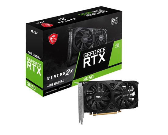 Picture of MSI GeForce RTX 3050 Ventus 2X 6G OC