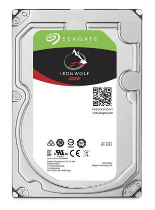 Picture of Seagate IronWolf 6TB NAS Internal Hard Drive HDD - 3.5 Inch SATA 6Gb/s 7200 RPM 256MB Cache for RAID Network Attached Storage (ST6000VN0033)