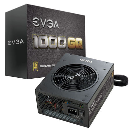 Picture of EVGA 210-GQ-1000-V1,1000 GQ, 80+ GOLD 1000W, Semi Modular, EVGA ECO Mode, 5 Year Warranty, Power Supply,Black