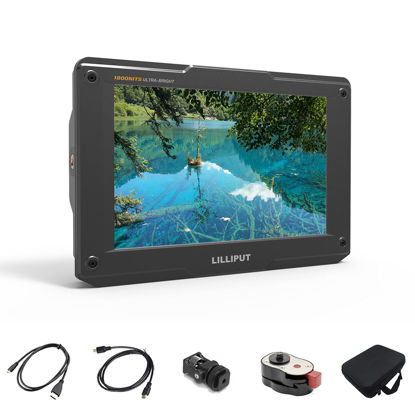 Picture of LILLIPUT H7 7 Inch 1800nits 3D LUT DSLR Camera Field Monitor High Brightness Sunlight Viewable Full HD 1920x1200 4K HDMI Input Output