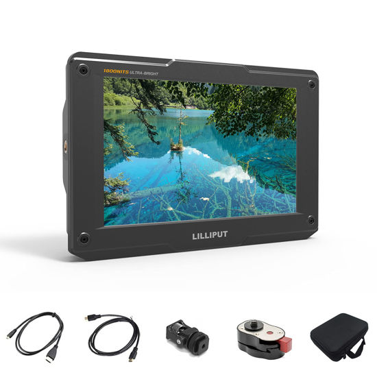 Picture of LILLIPUT H7 7 Inch 1800nits 3D LUT DSLR Camera Field Monitor High Brightness Sunlight Viewable Full HD 1920x1200 4K HDMI Input Output