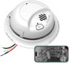 Picture of Night Vision 2K HD Smoke Detector WiFi Spy Camera P2P Wi-Fi Fire Alarm Hidden Nanny Cam Spy Camera, Ceiling Mount, 110V AC Connector (Invisible NV IR 9120 Model/Video Only: No Audio)
