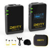 Picture of Deity Pocket Wireless Microphone System (Pocket TX + Pocket RX) OLED Display 3.5 mm Audio Input Compatible with DSLR Cameras, camcorders, Android Smartphones, Laptop, PC Black