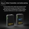 Picture of Deity Pocket Wireless Microphone System (Pocket TX + Pocket RX) OLED Display 3.5 mm Audio Input Compatible with DSLR Cameras, camcorders, Android Smartphones, Laptop, PC Black
