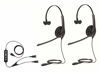 Picture of Jabra Softphone PC USB Training Bundle with Two (2) Jabra Biz 1500 Mono QD Headsets and USB Training Y-Cable