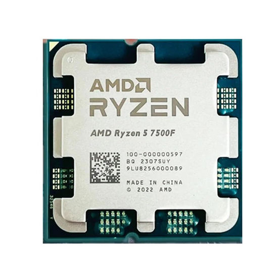 Picture of AMD Ryzen 5 7500F R5 7500F 3.7GHz 6-Core 12-Thread CPU Processor 5NM L3=32M 100-000000597 Socket AM5 Without Cooler
