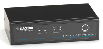 Picture of Black Box Desktop KVM Switch 2-Port DisplayPort USB Bi-Dir USB Audio