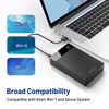 Picture of Kinhank 12TB Retro Gaming Hard Drive,Gaming External Hard Drive with 96000+ Classic Games,Retro Game Consoles Compatible with 400+ Emulators,Portable Game Hard Drive Compatoble with Win-7/8/10/11