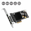 Picture of SIIG 4-Port Gigabit Ethernet with PoE PCIe Card -Intel 350, PCIe 2.0 x4 to Quad RJ-45,1000/100/10Mbps,PoE,802.3af Power Over Ethernet,Intel I350-T4,Large Heat Sink,Dual-Profile Brackets LB-GE0811-S1