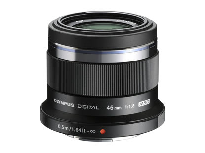 Picture of Olympus M. Zuiko Digital ED 45mm f1.8 (Black) Lens for Micro 4/3 Cameras - International Version (No Warranty)