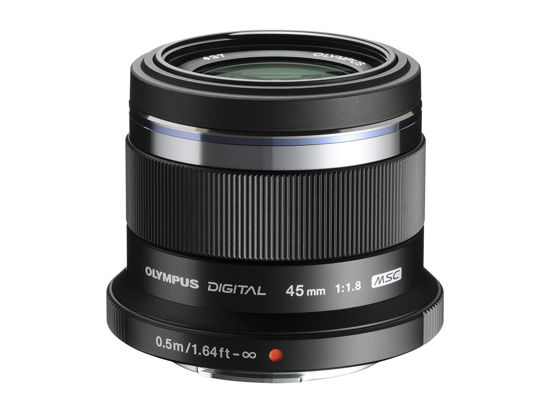 Picture of Olympus M. Zuiko Digital ED 45mm f1.8 (Black) Lens for Micro 4/3 Cameras - International Version (No Warranty)
