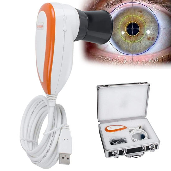 Picture of QXIUDDYS Iridology Camera Analyzer, Iris Analysis Camera, 5.0 MP USB Iris Analyzer Iridology Camera, Eye Iridology Camera, HD 30x Iris Lens and Driver-Free Analysis Software
