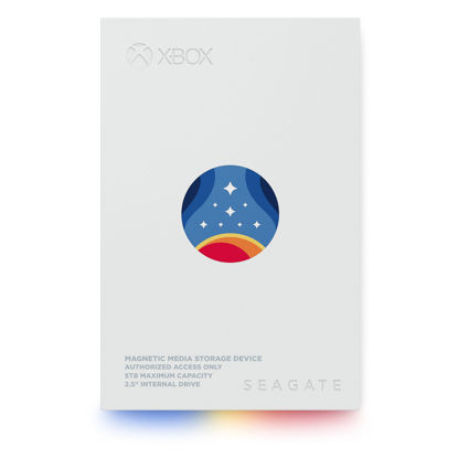 Picture of Seagate Starfield Special Edition Game Drive 5TB External Hard Drive HDD - USB 3.2 Gen 1, Custom RGB LED, 3 Year Rescue Services by Seagate (STMJ5000400)