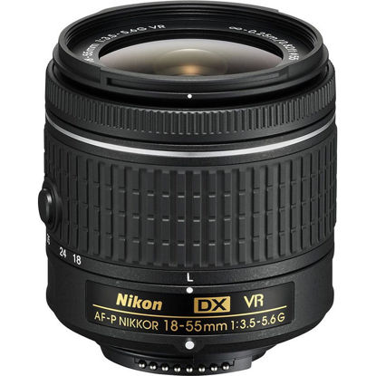 Picture of Nikon AF-P DX NIKKOR 18-55mm f/3.5-5.6G VR Lens for Nikon DSLR Cameras