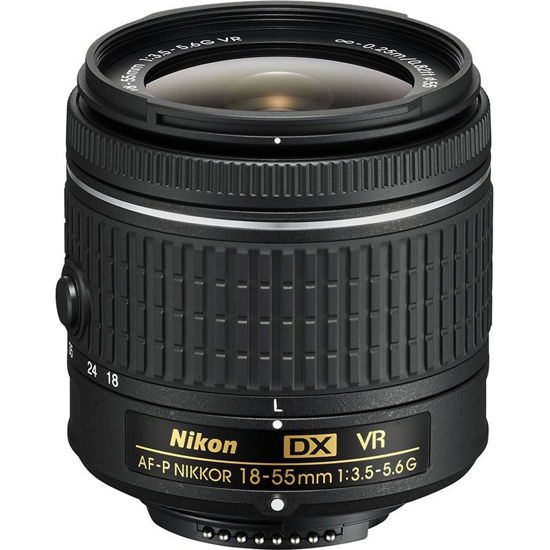 Picture of Nikon AF-P DX NIKKOR 18-55mm f/3.5-5.6G VR Lens for Nikon DSLR Cameras