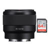 Picture of Sony FE 50mm f/1.8 Lens Bundle with 64GB Memory Card (2 Items)