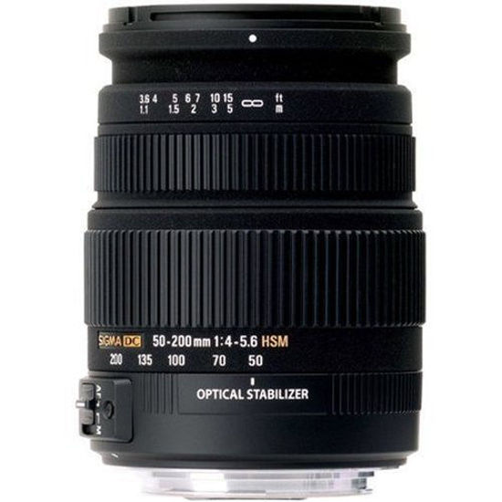 Picture of Sigma 50-200mm f/4.0-5.6 DC IF SLD Optical Stabilized (OS) Lens with Hyper Sonic Motor (HSM) for Canon Digital SLR Cameras
