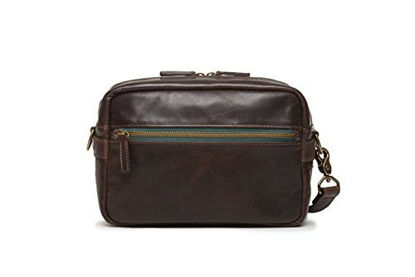 Picture of ONA - The Crosby Messenger Bag - Dark Truffle Leather (ONA5-067LDB)