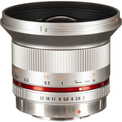 Picture of Rokinon RK12M-MFT-SIL 12mm F2.0 Ultra Wide Angle Lens for Olympus/Panasonic Micro 4/3 Cameras
