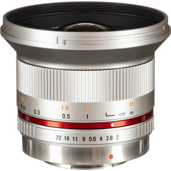 Picture of Rokinon RK12M-MFT-SIL 12mm F2.0 Ultra Wide Angle Lens for Olympus/Panasonic Micro 4/3 Cameras