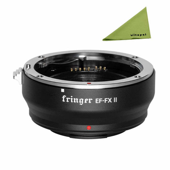 Picture of Fringer EF-FX II Alloy-Made Adapter for Canon EF Mount and Fujifilm X Mount with Fast PDAF, Autofocus, and EXIF Recording