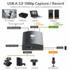 Picture of SIIG USB 3.0 HDMI A/V Capture Card with 4K60 Loop Out, HDMI 4K60 Capture USB 3.0 1080p Record,Audio Extract & Microphone,for DSLR Camcorder Live Streaming,Video Conference,TAA Compliant CE-H26H11-S1