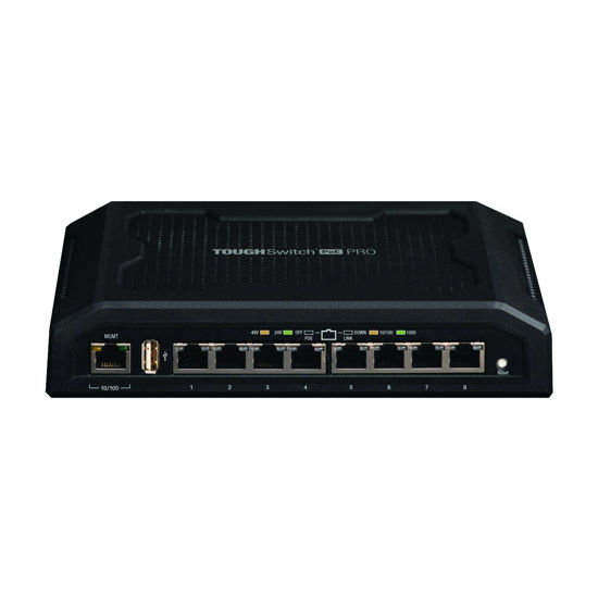 Picture of Ubiquiti TOUGHSwitch PoE Pro - Switch - 8 Ports - Managed - Desktop (TS-8-PRO)