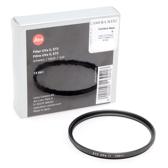 Picture of Leica E72 72mm UVa II Glass Filter, Black