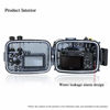 Picture of Seafrogs 60M/195ft Waterproof Underwater Camera Housing Waterproof Case for A6000 A6300 A6500 Compatible with 16-50mm Lens(Housing + Red Filter)