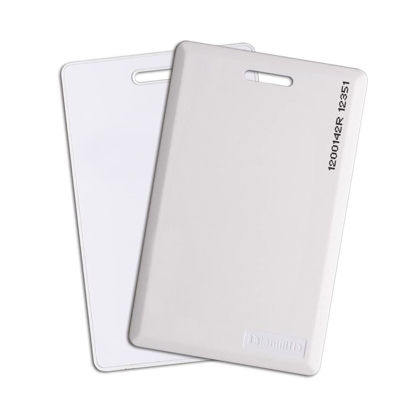 Picture of BudgetBadge Custom Programmed Clamshell Card for Access Control. Replaces HID 1326 Clamshell Card. Standard 26 bit H10301 Format. Choose Your Facility Code & Range. (100 Pack)